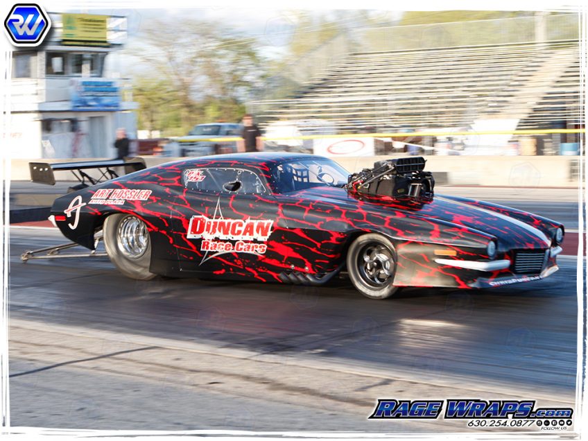ADRL Pro Extreme racer Alex Hossler Promod Drag Car Wrap - Rage Wraps