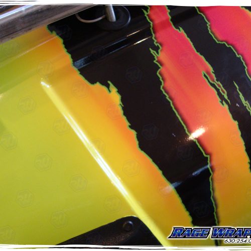 MOS Racing Promod Blown Camaro Vinyl Wrap - Rage Wraps