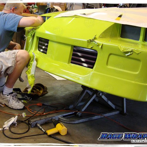 MOS Racing Promod Blown Camaro Vinyl Wrap - Rage Wraps