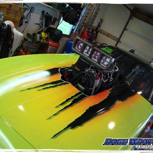 MOS Racing Promod Blown Camaro Vinyl Wrap - Rage Wraps