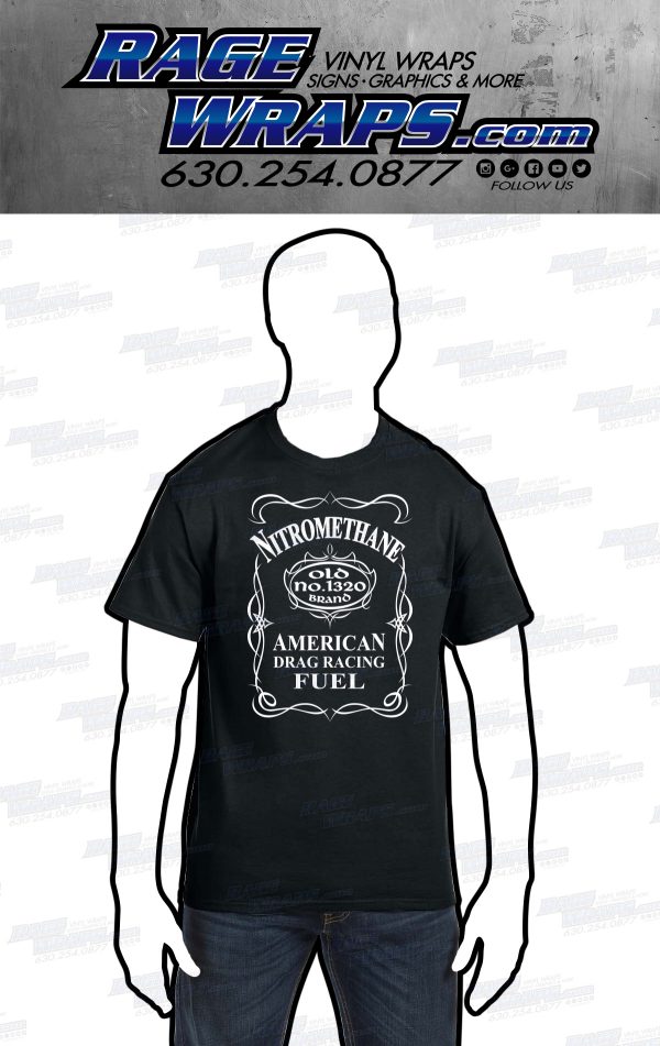 Nitromethane American Drag Racing Fuel T-Shirt