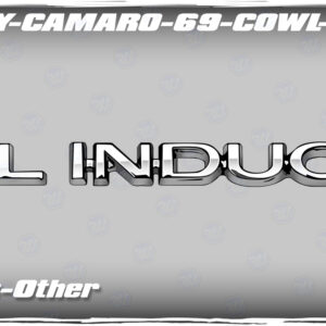 1969 Chevy Camaro Cowl Induction Hood Emblem Decal