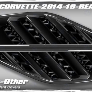 2014-2019 Chevy Corvette Rear Quarter Vent Covers