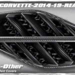 2014-2019 Chevy Corvette Rear Quarter Vent Covers Carbon Fiber