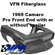 VFN Fiberglass 1969 Camaro Pro Front End