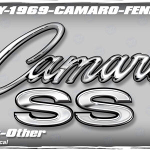 1969 Chevy Camaro Fender Badge - Camaro SS