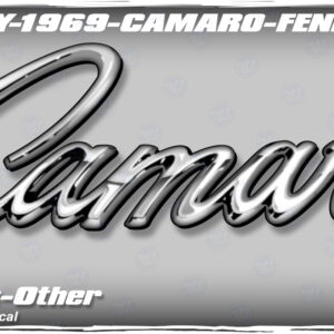 1969 Chevy Camaro Fender Badge - Camaro
